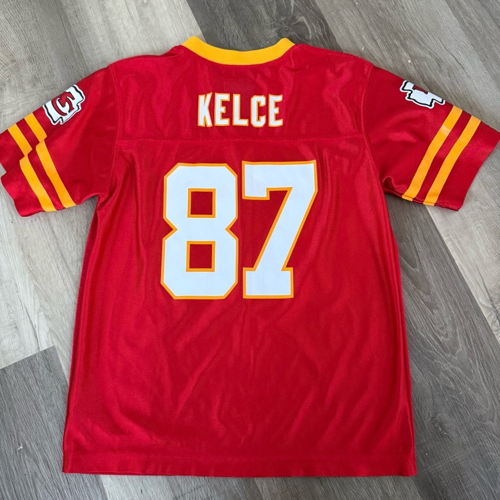 Travis Kelce Kansas City Chiefs Jersey youth size